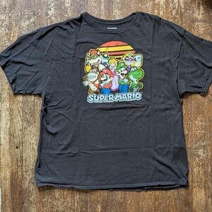 Nintendo Super Mario Black Graphic Tee